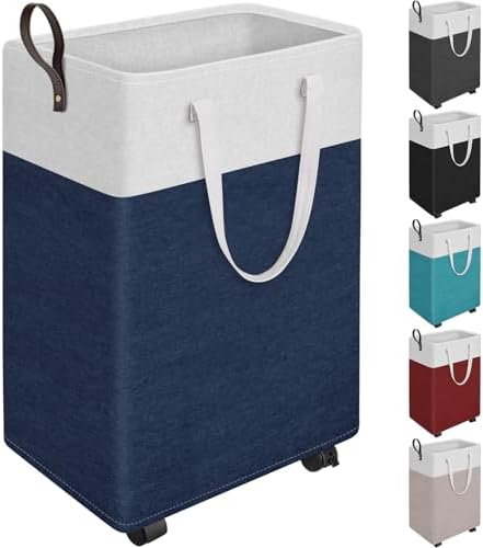 HomeHacks 90L Rolling Laundry Basket by HomeHacks