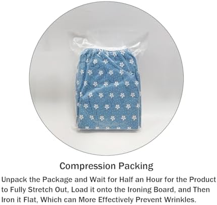 Ironing Board Cover and Pad Standard Size 15 x 54, 3 Pairs of Hook and Loop - Image 6