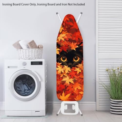 Thanksgiving Black Cat Ironing Board Cover and Pad, Standard Size 16x55 inche - Image 3