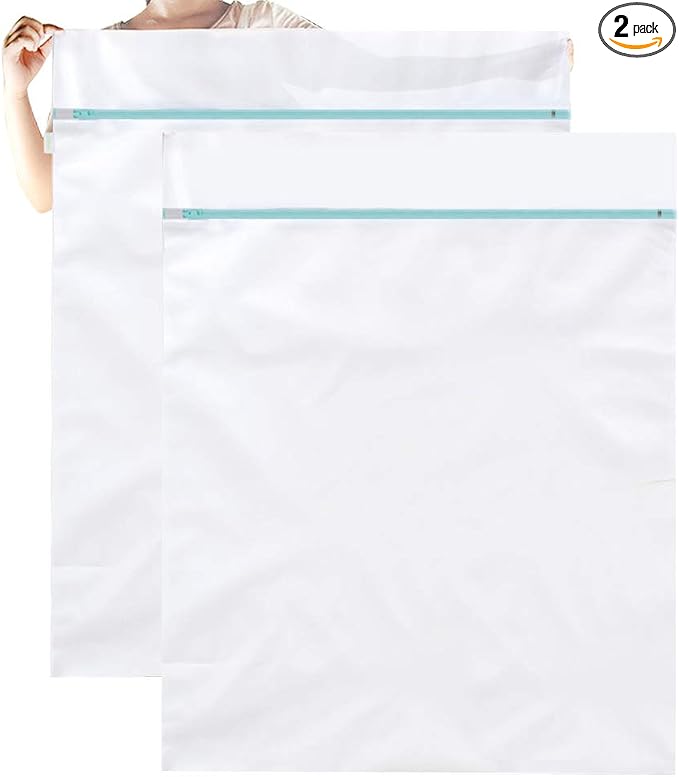OTraki 2 Pack Extra Large Laundry Mesh Bag 43 x 35 Inch Mesh Laundry Bag by OTraki