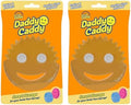 Scrub Daddy Holder for Sink Caddy Dish Sponge & Cleaning Organiser, Quick Dry by ScrubDaddy