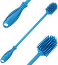 Silicone Bottle Brush with Long Handle, 12.5" Bottle Cleaning Brush by ddLUCK