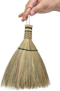 Small Whisk Broom 8" Handheld Brush Whisks Away Dust, Dirt & Debris Brush Hanger by AWBROOMS