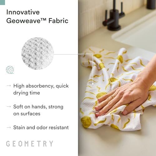 GEOMETRY Tea Towels – Spring & Summer Collection – Quick-Dry, Ultra-Absorbent - Image 4