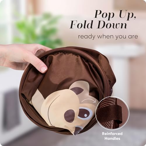 Handy Laundry Collapsible Mesh Pop Up Laundry Hamper 14 x 13 x 24 in - Image 3