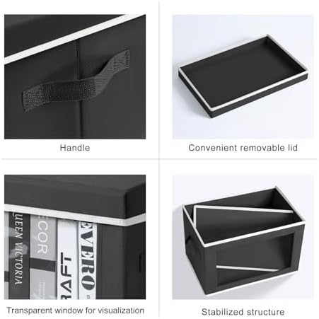 Homsorout Storage Boxes with Lids - Image 5