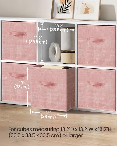 SONGMICS Storage Cubes, 13-Inch Foldable Closet Organizers - Image 3
