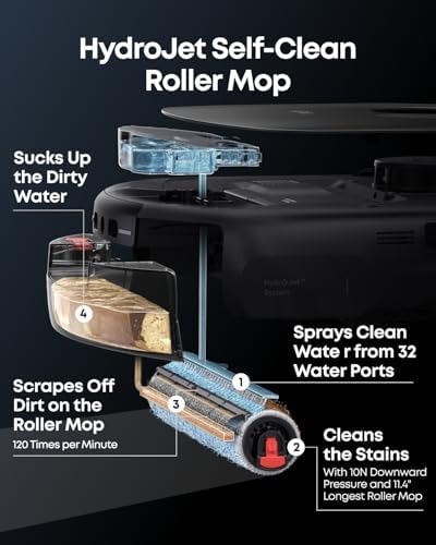 eufy E28 Robot Vacuum and Mop, 000 Pa, Portable Carpet Cleaning - Image 3