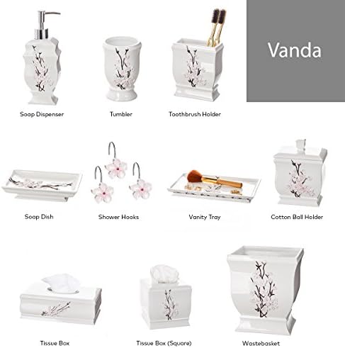 Creative Scents Vanda White Trash Can 1.48 Gal / 5.6L - Image 5