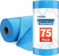 Microfiber Cleaning Cloth Roll, 75 Pack Tear Away Microfiber Towel, Reusable by HOMERHYME