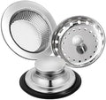 RQYEKDO 3-Pack Stainless Sink Drain Strainer Stopper Silver by rqyekdo