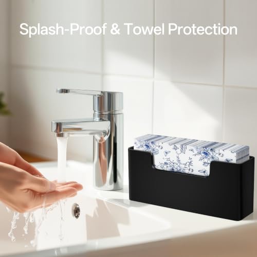 HBlife Acrylic Guest Towel, Paper Napkin Holder - Image 4