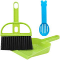 SEIS 3 Pack Hamster Mini Dustpan and Broom Set Guinea Pig Classical Besom by SEISPetSupplies