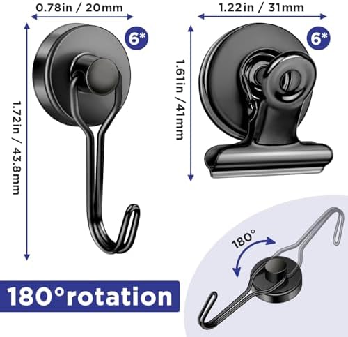 30lbs+ Magnetic Hooks Clips for Cruise Cabins, Cruise Essentials 2026 - Image 5