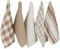 DII Basic Kitchen Large Cotton Dishtowel Set of 5 by DII