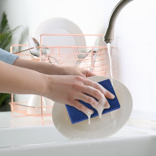 Hoolerry 100 Pcs Non Scratch Scouring Pads - Image 6