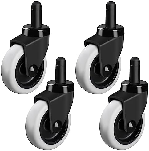 Besitu 3" Mop Bucket Wheels Replacement, Non-Marking TPR Castors Set of 4 by Besitu