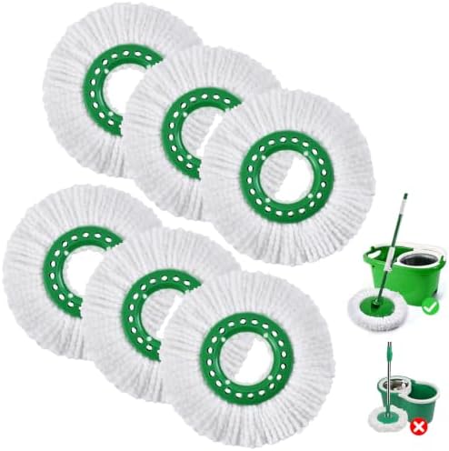 6PCS Spin Mop Head for Libman  Spin Mops System by Unknown