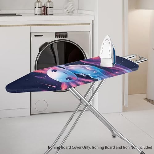 Cute Axolotl Ironing Board Cover, 15 x 54 Elastic Edge Padding Applicable - Image 2
