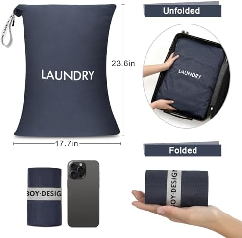 WiseBoy 2 Pack Travel Laundry Bags - Image 2