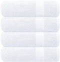 GLAMBURG Premium Cotton 4 Pack Bath Towel Set by GLAMBURG