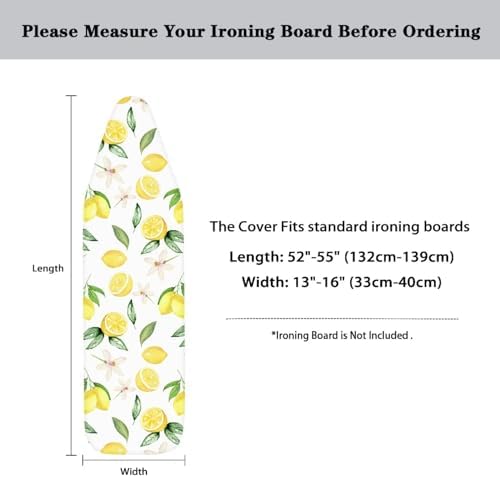 Lemon Florals Ironing Board Covers - Image 6
