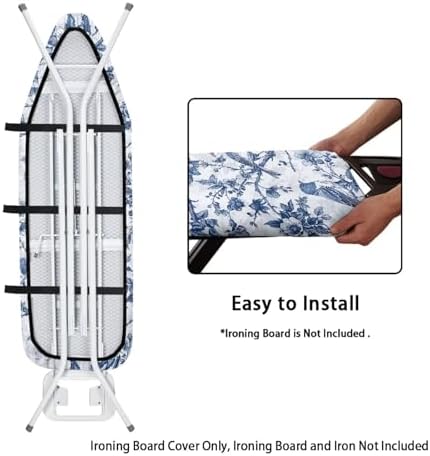 Vintage Blue Hummingbird Ironing Board Covers Fits Standard Sizes Ironing Board - Image 4