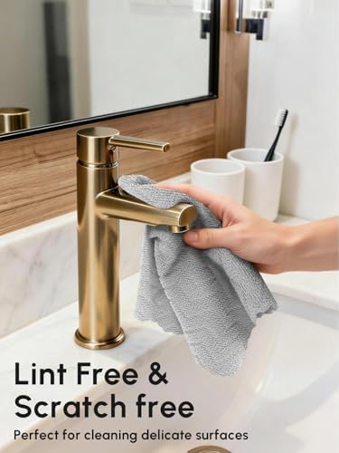 Microfiber Cleaning Cloths Roll 75 Pack 12x12 Inch Lint Free - Image 4