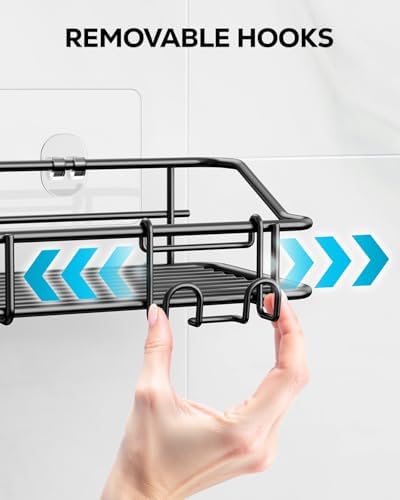Nieifi Shower Caddy Adhesive, Shower Shelves, Shampoo Holder - Image 7