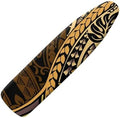 Golden Tribe Stripe Ironing Board Cover Stain Resistant Tropical Monstera by Daulesho