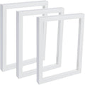 Creative Mark Gotham Gallery Canvas Frame - White 16x20-3 Pack Open Back Frame for Heavy Duty Canvases Paintings Without Glass or Backing - 1-5/8" Depth, 1-3/8" Rabbet - Pre-Assembled, Made in USA