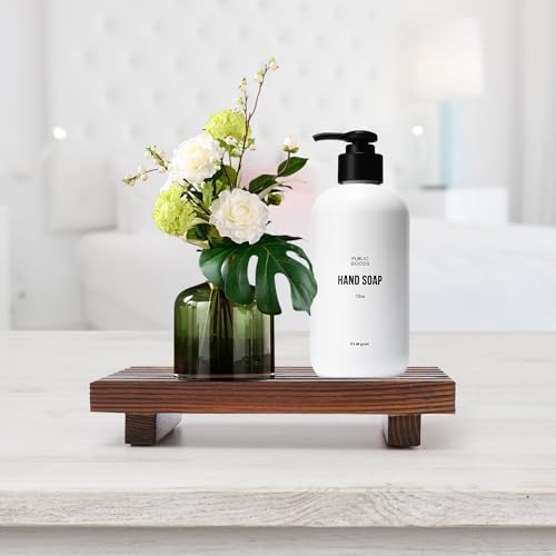 Kitchen Sink Tray for Bathroom Counter Decorative Wooden Riser Soap Holder - Image 2