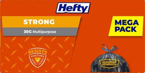 Hefty Strong 30 Gallon Trash_Bags, Large Trash-Bags 30 Gallon Size, Durable - Image 10