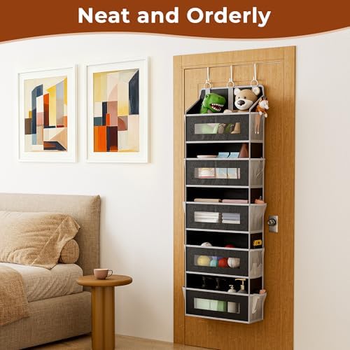 2 Pack 5 Tier Over the Door Organizer - Image 5