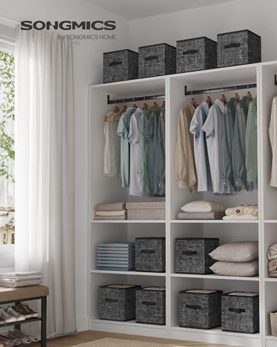 SONGMICS Storage Cubes, 11-Inch Foldable Closet Organizers - Image 2