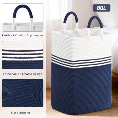 Laundry Basket Hamper, Blanket Storage, Dirty Clothes Hamper - Image 6