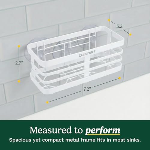 Cuisinart Metal Sponge Holder for Kitchen Sink, 7.25"x2.75"x3.25" - Image 6