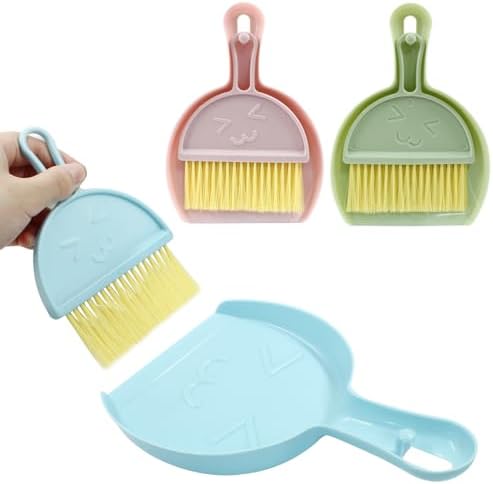Hitefu Small Broom and Dustpan Set, 3 Colors - Image 2