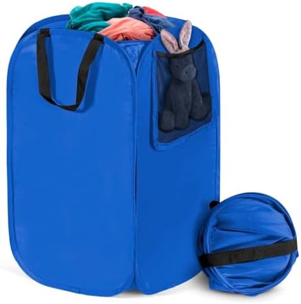 HOUSE AGAIN Upgraded Polyester Pop Up Laundry Hamper, Collapsible Laundry by HOUSEAGAIN