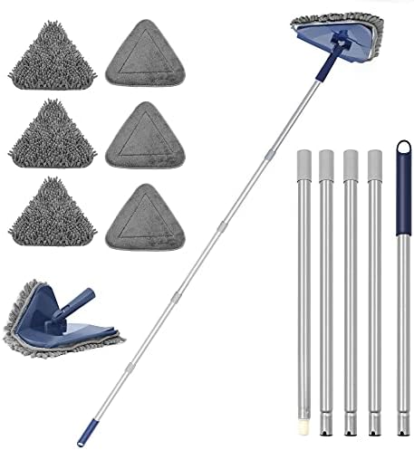 JEHONN Wall Cleaner Mop with Long Handle 82 Inches, 3-in-1 Ceiling Cleaning by JEHONN