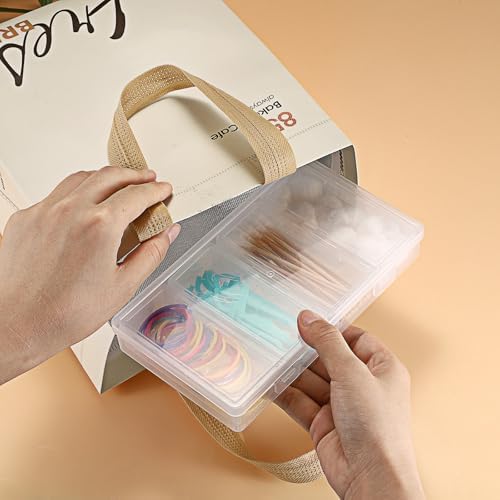 Hipiwe Plastic Qtip Cotton Swab Travel Case Hair Accessories Holder - Image 4