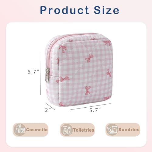 RSRSLEII Mini Quilted Makeup Pouch - Image 2