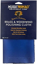 MusicNomad Brass & Woodwind Premium Microfiber Polishing Cloth by MusicNomad