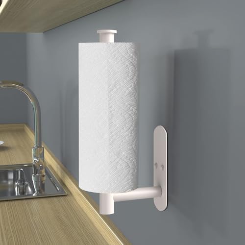 VAEHOLD Adhesive Paper Towel Holder Under Cabinet Wall Mount - Image 5