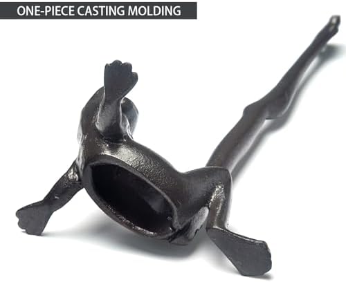 Frog Paper Towel Holder 16.5'' Cast Iron Paper Towel Holder Funny Toilet Paper - Image 4