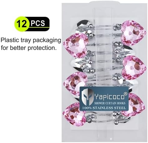 Shower Curtain Hooks Rings for Bathroom - Image 7
