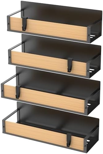 HuggieGems 4 Pack Magnetic Spice Storage Rack Organizer - Image 5