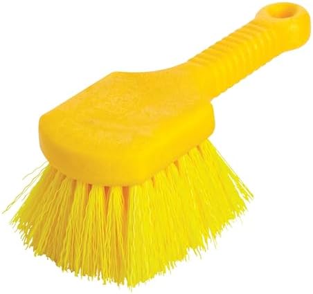 Rubbermaid Commercial 8" Utility Scrub Brush Plastic Handle Synthetic Bristles by RubbermaidCommercialProducts