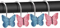 AGPTEK 12PCS Butterfly Resin Hooks, Butterfly Shower Curtain Hooks by AGPTEK