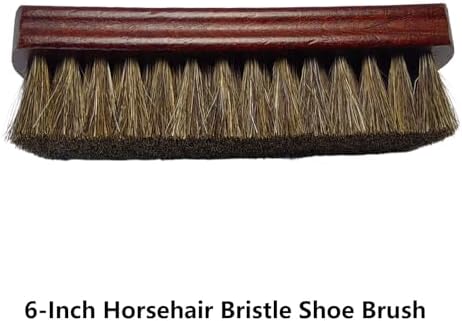 6" Shoe Brush Set, 3-Stiffness Horsehair Boar Nylon - Image 5